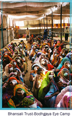 Bhansali trust - Bodhgaya Eye Camp 