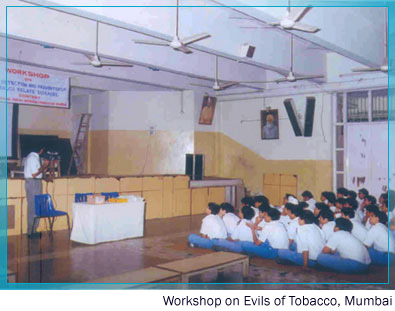 Workshop on Evils of Tobacco, Mumbai 