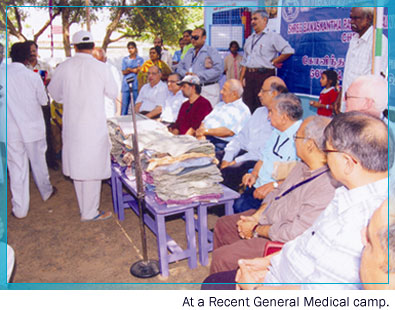 At a recent General Medical camp.